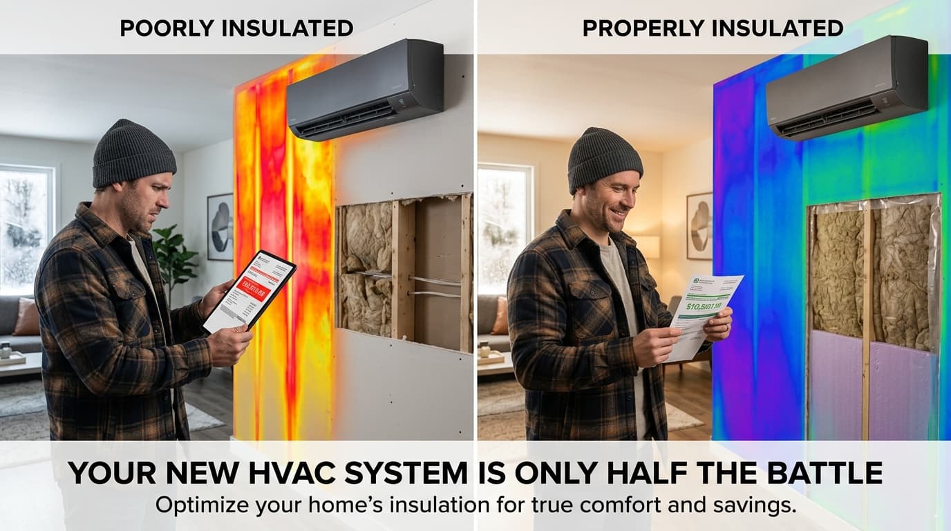 The 30% Energy Savings Myth: Why HVAC Upgrades Fail Without Proper Insulation