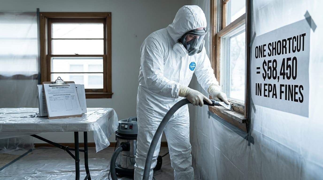 Lead Paint Removal Costs 2026: Why Cutting Corners Costs $58,450+ in EPA Penalties